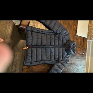 Women’s Save the Duck puffer jacket. Navy, size 1